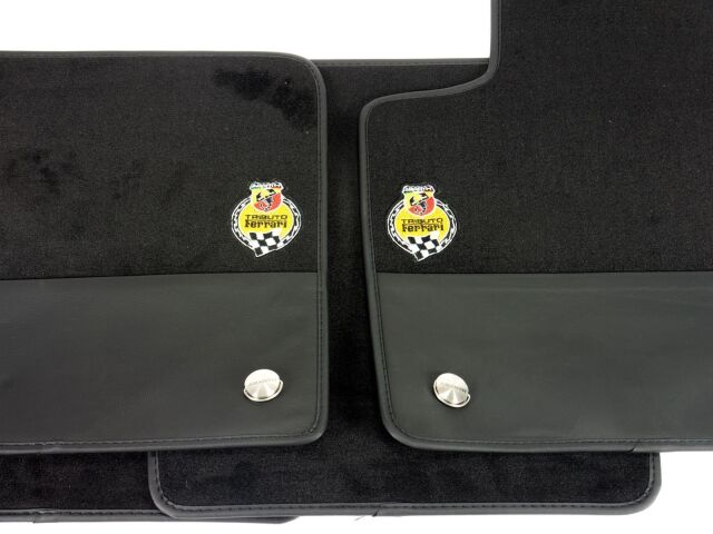 Abarth 695 Tributo Ferrari Fußmatten Leder Stoff...