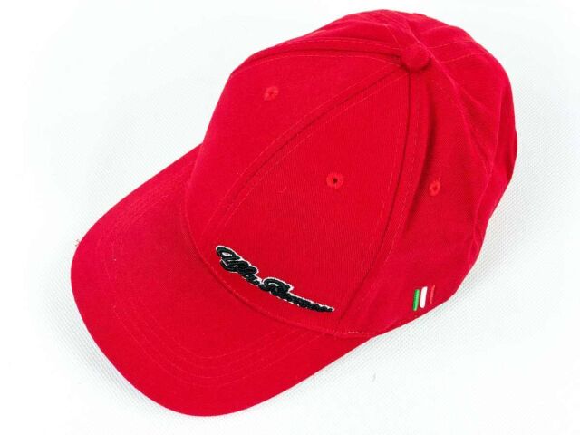 Alfa Romeo Baseball Cap rot Logo Stick Original...
