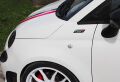 Abarth Fiat 500 Kotflügel Emblem Carbon