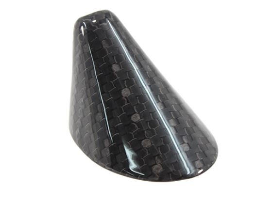 Abarth 500 Antennenfuß Cover schwarz Carbon