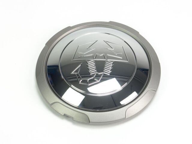 Abarth 500 595 Radnabendeckel chrom-grau...