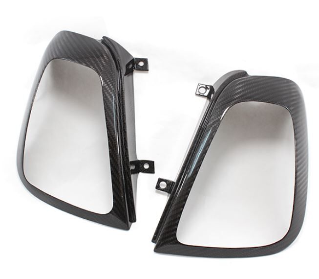 Abarth 500 Rücklichtcover Carbon
