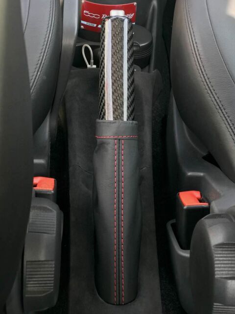 Abarth 500 595 Handbremshebel Cover Carbon