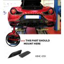 Alfa Romeo 4C Koshi Diffusorflaps Zentralauspuff Carbon