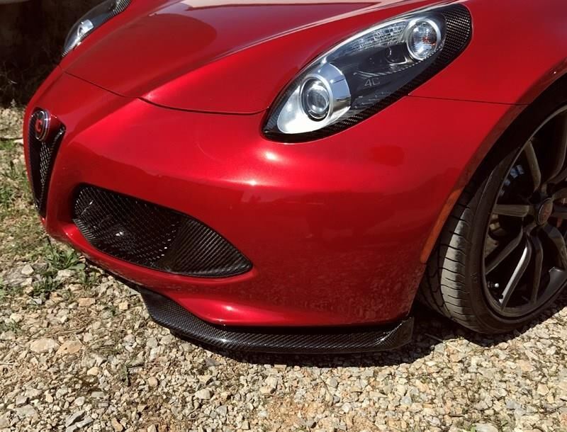 Alfa Romeo 4C Frontspoilerlippe Flaps Carbon