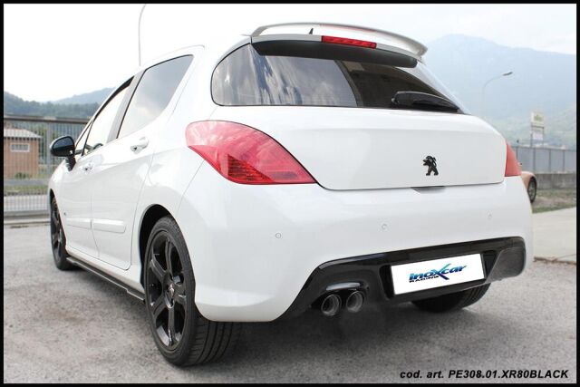 Peugeot 308 GTI 200PS Sportauspuff 2x80mm X-Race Black Edelstahl