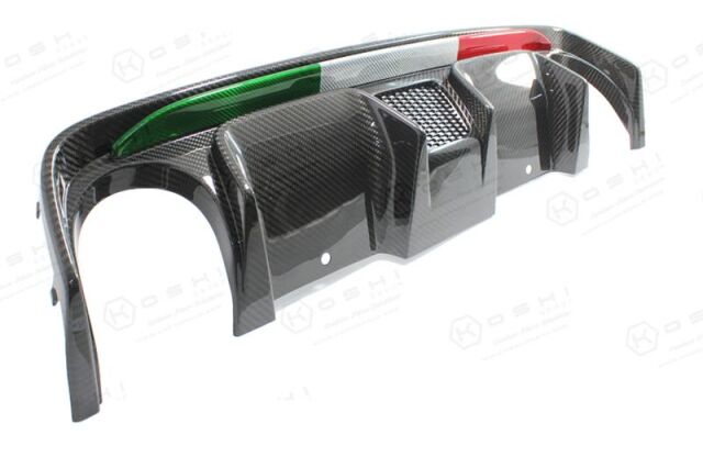Abarth 595 Diffusor Tricolore Carbon