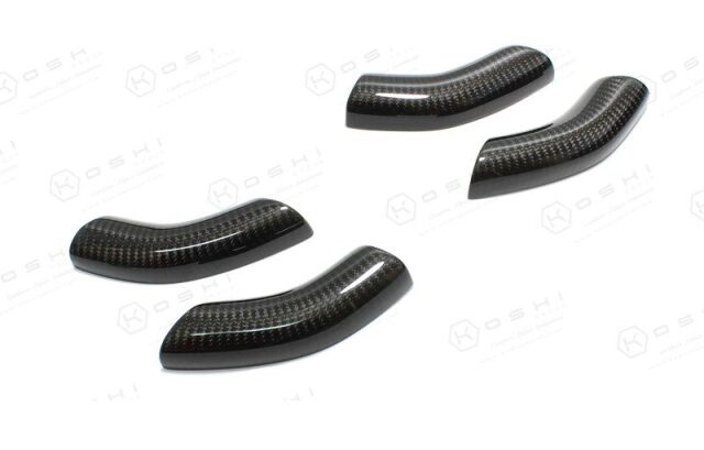 Abarth 595 Lenkrad Cover seitlich Carbon