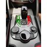 Alfa Romeo Giulia Koshi Schaltkulissencover Tricolore Carbon