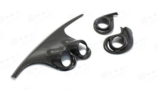 Alfa Romeo 4C Lüftungsdüsen Kunststoff Armaturenbrett Cover Carbon