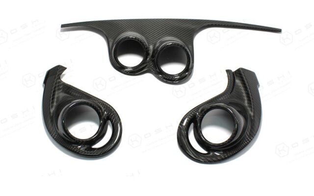 Alfa Romeo 4C Lüftungsdüsen Kunststoff Armaturenbrett Cover Carbon