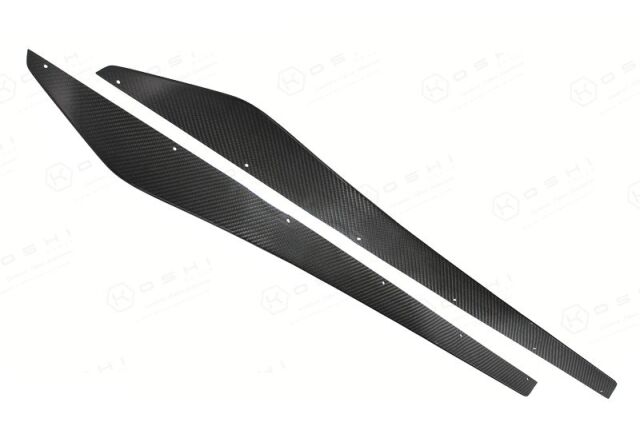 Abarth 500 595 Seitenschweller Flaps Carbon