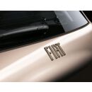Fiat 500e BEV Logo hinten messing MOPAR Originalzubehör