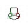 Alfa Romeo Stelvio Koshi Mittelkonsolencover tricolore Carbon