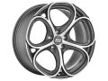 82 Alufelge 8x19 ET33 Matt Gun Metal Full Polished