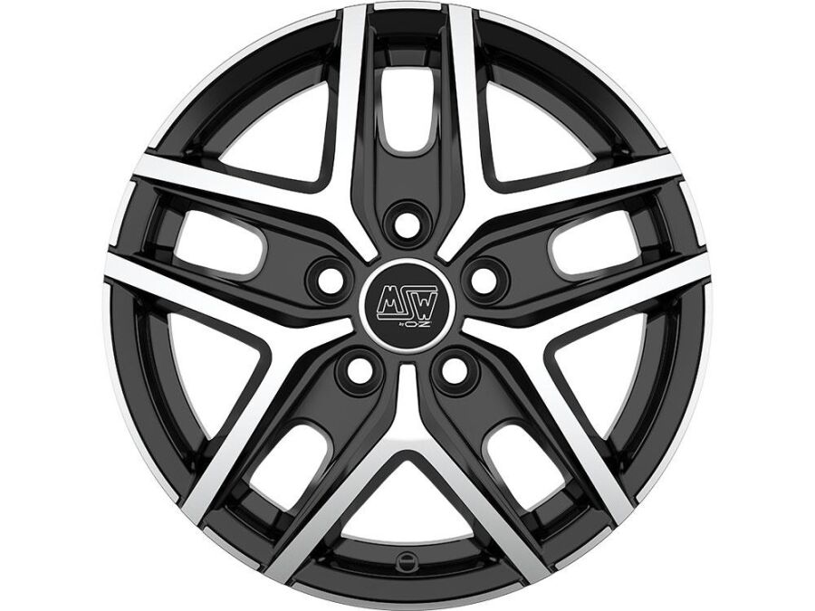40 VAN Alufelge 6,5x16 ET65 5x130 Gloss Black Full Polished