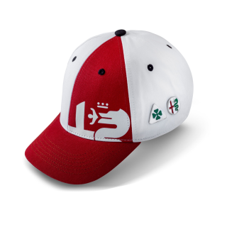 Alfa Romeo Baseball Cap rot weiß Original Merchandising
