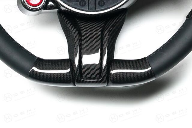 Alfa Romeo Giulia Stelvio QV Lenkradcover unten kurz Carbon