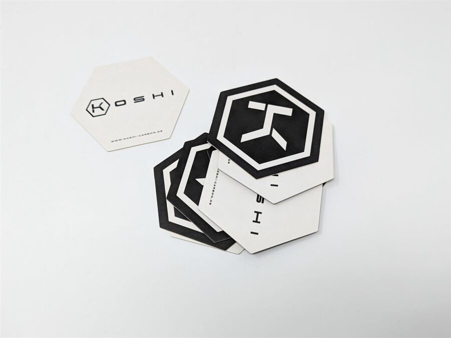 Koshi Carbon Bierdeckel Untersetzer