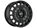 RALLY RACING Alufelge 7x17 ET35 Gloss Black Silver Lettering