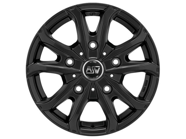 48 VAN Camper Light Chassis Alufelge 6,5x16 ET55 Matt Black
