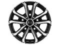 48 VAN Alufelge 7,5x18 ET53 5x118 Gloss Black Full Polished