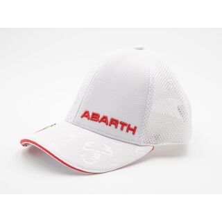 Abarth Cap weiß Netzeinsatz Original Merchandising