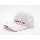 Abarth Baseball Cap weiß Netzeinsatz Original Merchandising