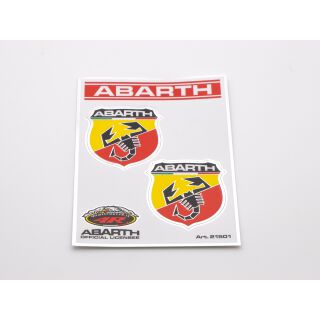 Abarth Logo Aufkleber 4cm Original Merchandising
