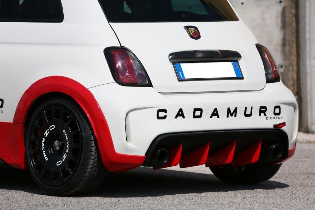 Abarth 595 Diffusor mit Finnen