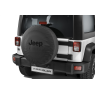 Jeep Wrangler 16 Zoll Ersatzrad Abdeckung schwarzes Logo Mopar Originalzubehör