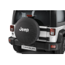 Jeep Wrangler 17 und 18 Zoll Ersatzrad Abdeckung weißes Logo Mopar Originalzubehör