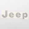 Jeep Logo Aufkleber schwarz Aluminium Mopar Originalzubehör