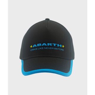 Abarth Baseball Cap Schriftzug schwarz blau Orginal Merchandising