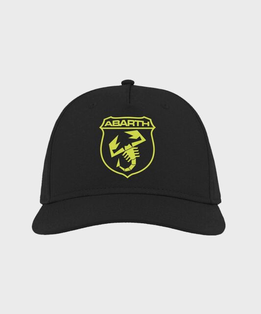 Abarth Baseball Cap Skorpion schwarz gelb Original...