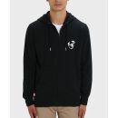 Abarth Zip Pullover Fleece schwarz Originalmerchandising
