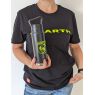 Abarth T-Shirt Acid Green Schriftzug Originalmerchandising