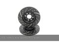 Abarth 500 595 695 Turbo Groove Sportbremsscheiben gelocht geschlitzt