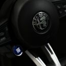 Abarth Alfa Romeo Startknopf Aufkleber blau...