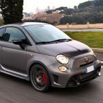 Abarth 500 595 Punto Spiegelaufkleber Tricolore Originalzubehör