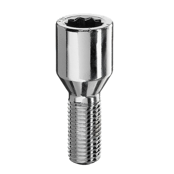 M14x1,5 Sternschraube Kegelbund silber verzinkt