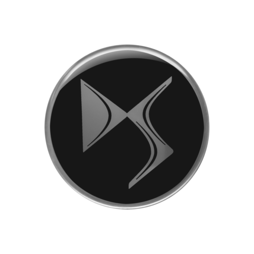 DS Logo 3D Aufkleber rund 52mm original Merchandising