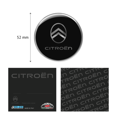 Citroen 3D Aufkleber Schriftzug 52mm original Merchandising