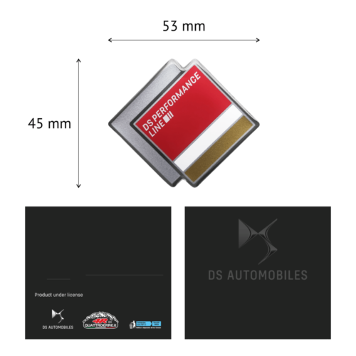 DS Performance Line 3D Aufkleber original Merchandising