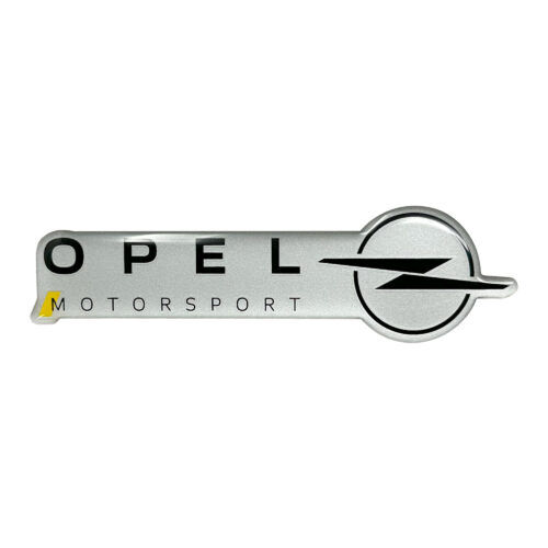 Opel Motorsport Schriftzug 3D silber Aufkleber Original...
