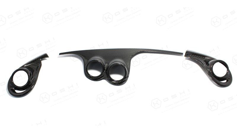 Alfa Romeo 4C Lüftungsdüsen Kunststoff Armaturenbrett Cover Carbon matt Carbon