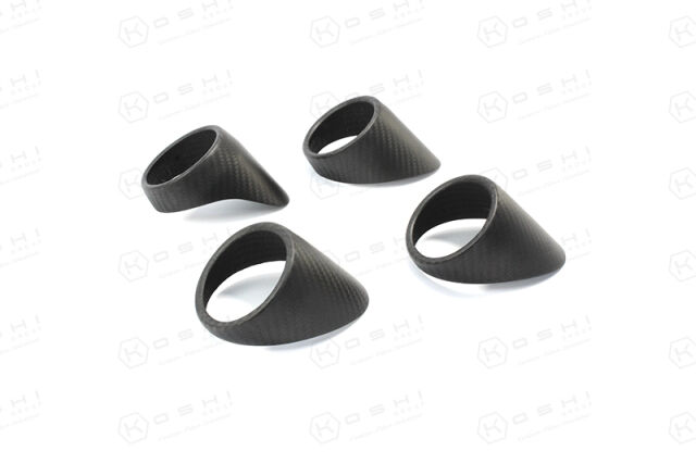 Alfa Romeo 4C Lüftungsdüsen Leder Armaturenbrett Cover schwarz Carbon matt Carbon