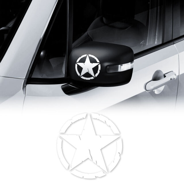 Jeep Aufkleber Stern weiß Original Merchandising