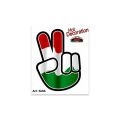 Aufkleber Italien Tricolore Peace Merchandising