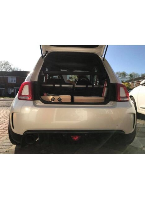 Abarth 500 595 Heckstrebe Carbonstahl für Abarth OHNE Rücksitzbank